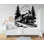 Autocollant de train, art mural, train, art, train