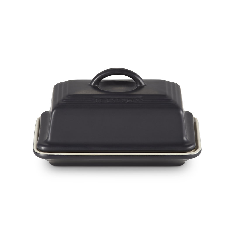 Le Creuset Breakfast Butter Dish, Satin Black