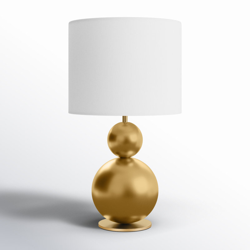 Suki Table Lamp, Burnished Brass