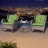 Wellford 2 - Person Wicker Patio Dining Set with , Cushions Included-2132104175