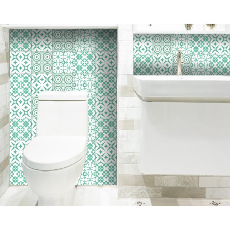 Adhésif décoratif à carreaux décoratifs, 7 po x 7 po