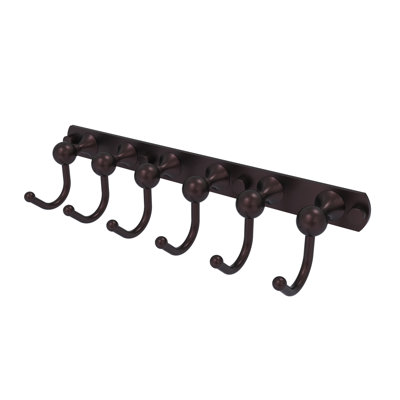 Shadwell 6 Position Wall Mounted Hook Rack