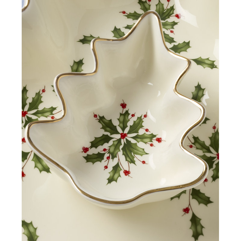 Holiday Tree Chip & Dip Set