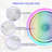 15" 7-ABS Transparent Blade Classic Ceiling Fan Light, RGB Immersive Lighting Effect, APP/Six-Speed Intelligent Control