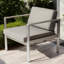 Chaise longue d'extérieur en aluminium avec coussins Devan-59992638