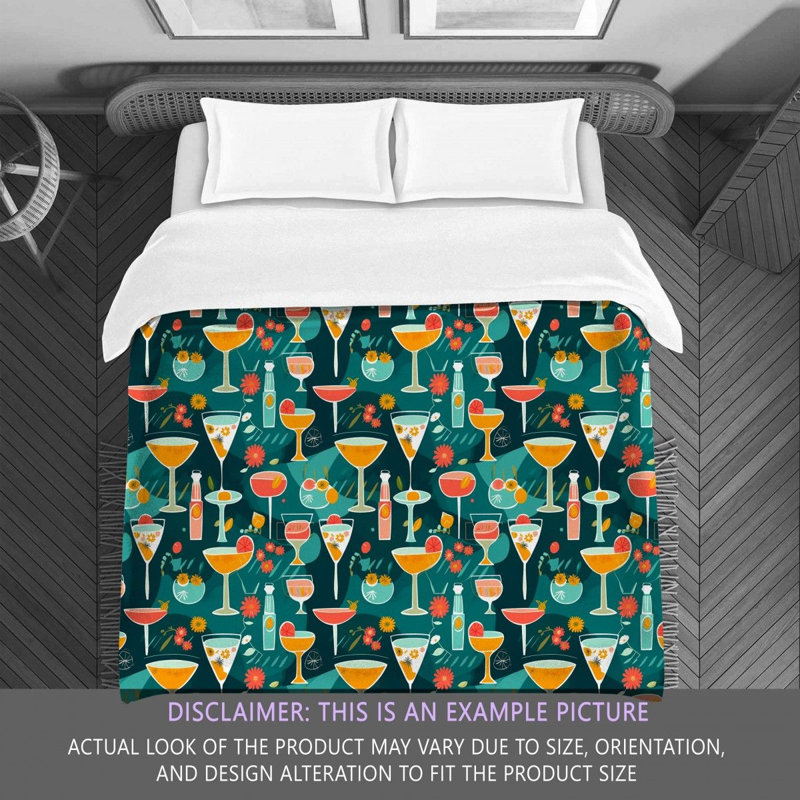 Édredon 1950S Bedding Contemporary Turquoise, Édredon simple