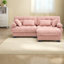 Canapé modulaire à assise profonde, canapé en forme de L moderne pour la maison