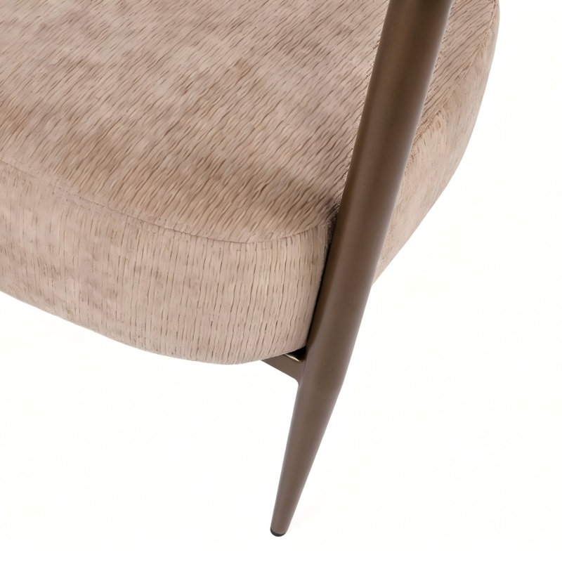 Chaises d'appoint modernes, méridienne en tissu doux pour la maison