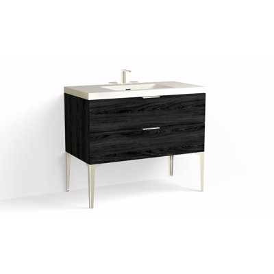 Avila 42" W Freestanding Single Bathroom Vanity with Dean Leg