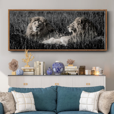 Mara Lions - toile encadrée