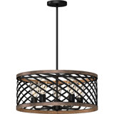 5 - Light Dimmable Drum Chandelier