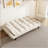 57 Inch Beige Sofa With Soft Cushions And Two Armrests, For Small Spaces And Enhanced Comfort-152135765