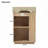 21.6" Bathroom Vanity with Ceramic Sink