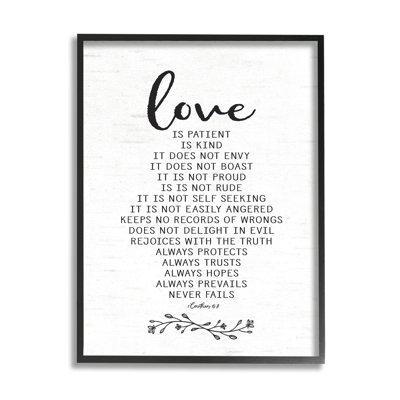 " Love Is.. Uplifting Heartfelt Quote Spiritual Scripture " by Lettered And Lined