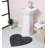 Schoenberger Heart Shape Bath Rug 25"x25"-1621082619