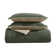 Annie Wrangler Legendary Solid Microsuede/Sherpa Reversible Comforter Set