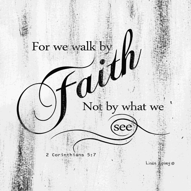 Walk By Faith, H 36 po x l 36 po