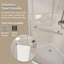 38'' W x 38'' D x 72'' H Semi-Frameless Neo-angle Reversible Shower Enclosure-94837817