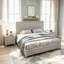 Ensemble de chambre à coucher 3 pièces avec grand lit et 2 tables de chevet-978795498-978795501