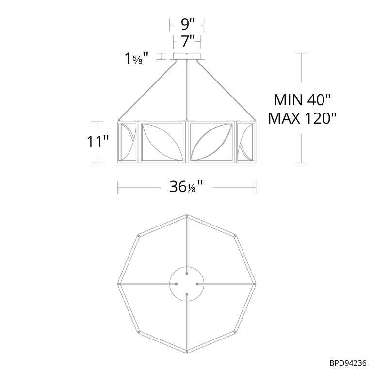 Luna 8 - Light LED Pendant