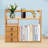 Jahrome Bamboo Desktop Bookshelf Desk Organizer