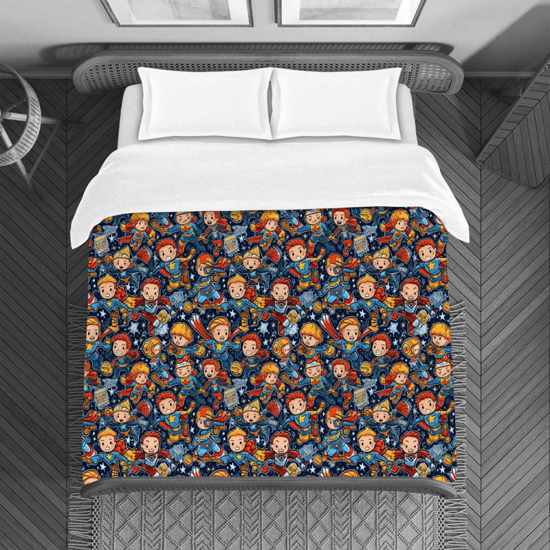 Machine Printed Duvet Cover, Twin Duvet Cover