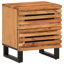 40 cm W Steel Bedside Table-101281320