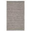 Tapis bleu / ivoire tissé à la main à rayures mélangées-348812494