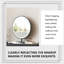 Coiffeuse 90,55 "avec miroir italien