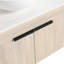 Meuble-lavabo de 30 po avec lavabo en céramique. Aspect mural en chêne blanc. Porte à fermeture en douceur pour une expérience fluide. Rangement spacieux. Fabriqué en contreplaqué. Meuble-lavabo moderne de 19,38 po de largeur. Finition. Lavabo et porte.