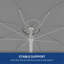 Parasol de plage portatif Outsunny-543895243