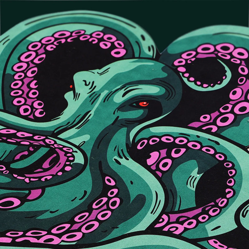 Tapis de salle de bain Cthulhu