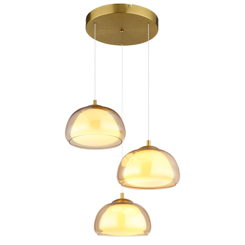 Berengario 1 - Light LED Geometric Pendant, Gold