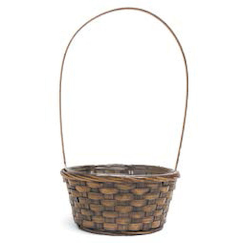 Panier à mèches/en rotin, H 4 po x l 8,5 po x P 8,5 po, Brun