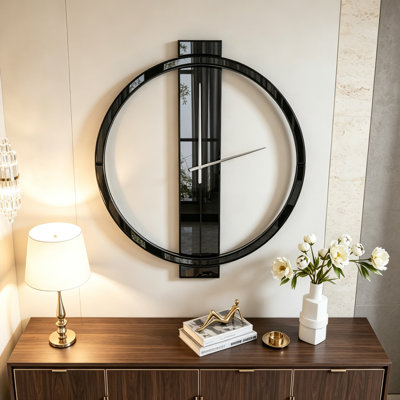 Glass Wall Clock