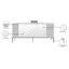 Table buffet de 64 po de largeur Soledad-24010626