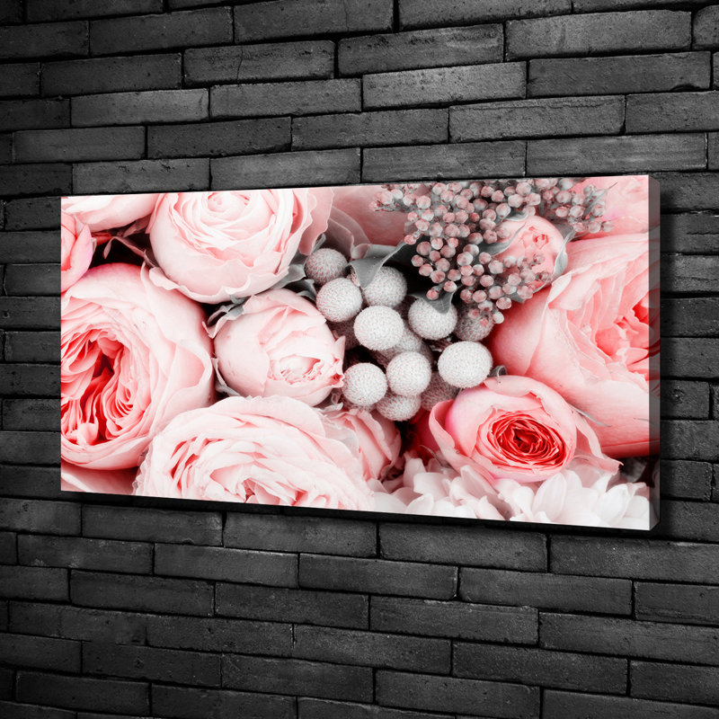 Bouquet Of Flowers - No Frame Print on Canvas