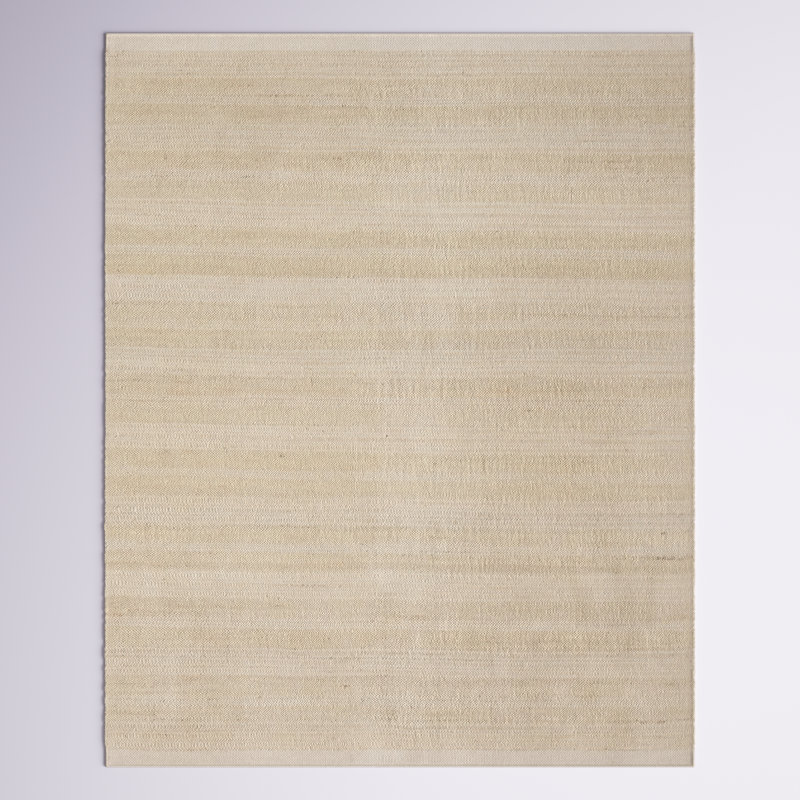 Tapis Shira Lasso - ivoire et blanc, Rectangle 9 pi x 12 pi