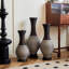 Ensemble de 3 vases de bureau classiques et soignés, jardinière artificielle haute indépendante-922542131