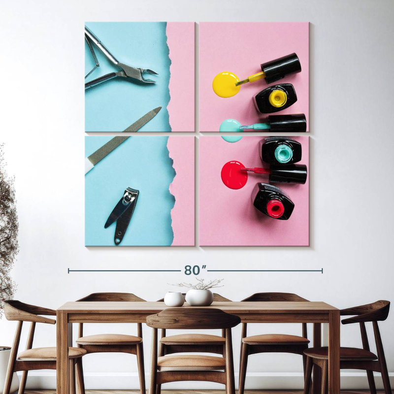 Nail Polish Variety, 74" H x 74" W