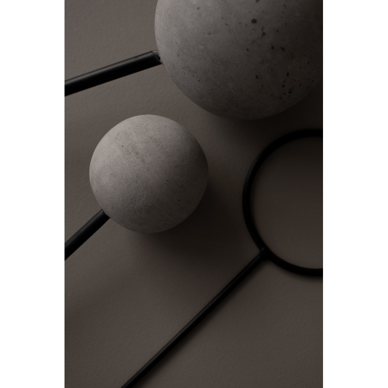 Concrete Abstract Garden Stake, 39.37" H x 5.51" W x 5.51" D