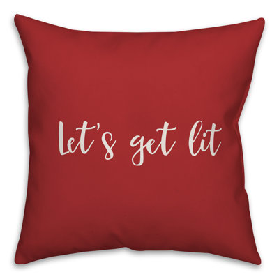 Coussin « let is éclairé » 