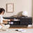 Modern Black Solid Wood TV Stands