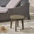 Outdoor 16" Acacia Wood Side Table, Gray Finish-879685550