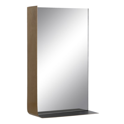 Rectangle Mirror with Shelves