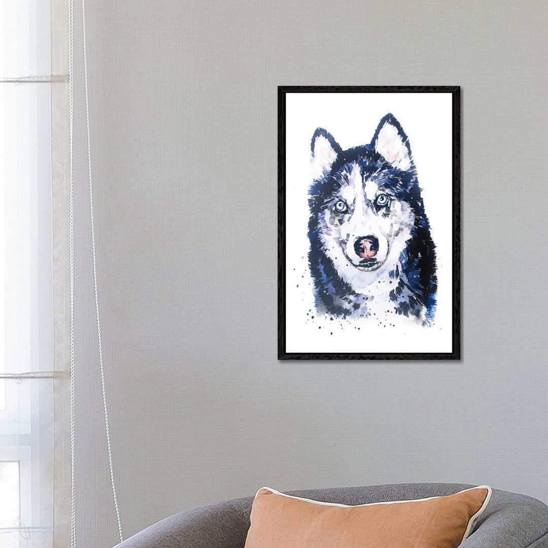 Siberian Husky by EdsWatercolours - Gallery-Wrapped Canvas Giclée on Canvas