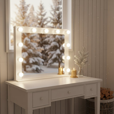  Miroir de maquillage lumineux Boahaus Sivas