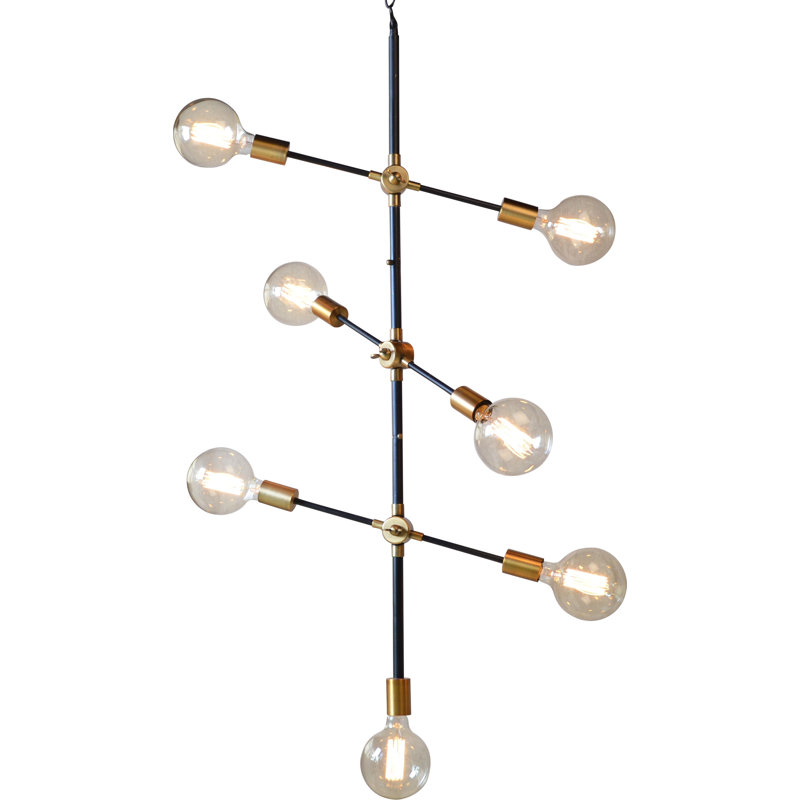 Wolford 7 - Light Sputnik Modern Linear Chandelier