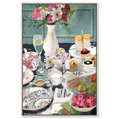 "Aidez-vous à dessiner", reproduction de cuisine sur toile par Art Remedy