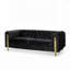 Canapé Chesterfield à accoudoirs roulés 83,75 po-1487990387